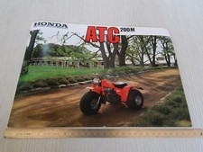 brochure originale Honda ATC 200 m depliant prospekt