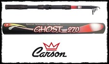 canna ghost telescopica da pesca trota mare lago galleggiante fondo spinning EU