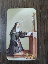 Santa Rita da Cascia, Holy Card, Preghiera Affiliazioni ed ansietà