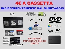 Conversione riversamento vhs - *conversione,