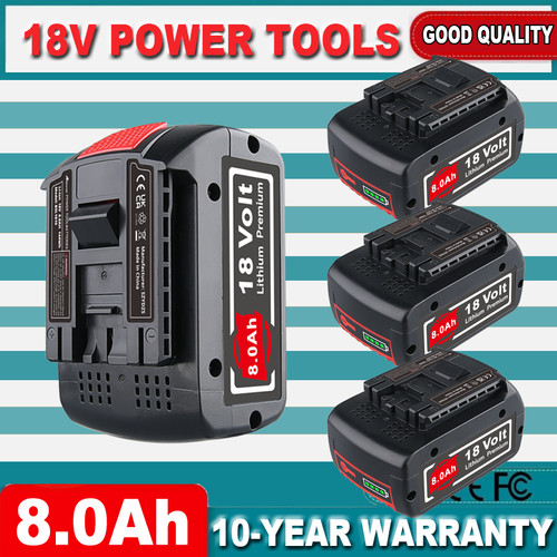 Batteria 8ah per bosch - per, 18v