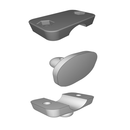 Staffa supporto manubrio moto - supporto,