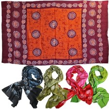 Sarong Sciarpa Ikatikat Telo Mare Dekotuch Pareo Gonna Goa Hippie Viscosa Panno