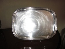 vassoio ovale in argento 800