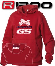 FELPA HOODIE PRINTED BMW GS R 1200 SPORT TEAM ITALIA PER BMW FANS COL. R