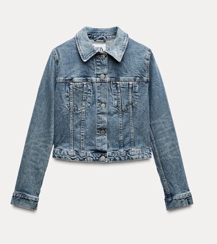 Giacca jeans zara trf - giacca, di