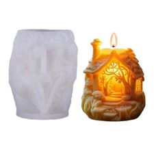 Stampo silicone candela casa