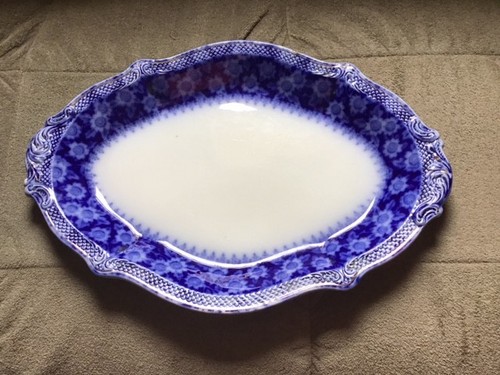 Antico piatto porcellana ovale
