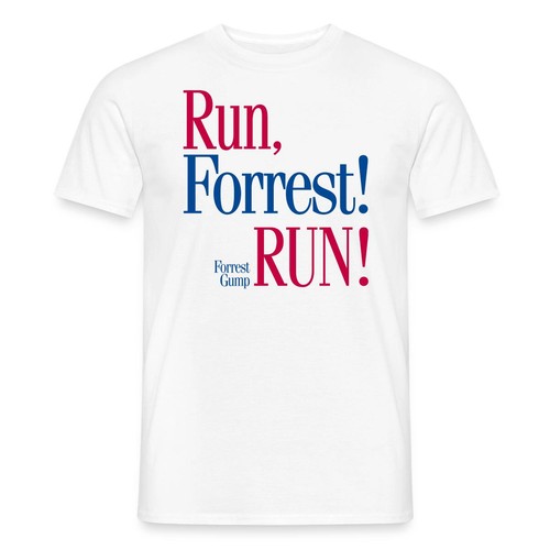 Shirt uomo forrest gump run - uomo,