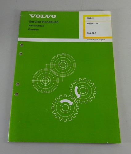 Manuale officina volvo 760 gle - officina,
