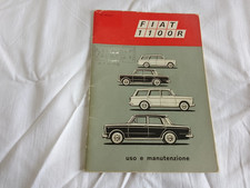 Fiat 1100 R Manuale Uso e