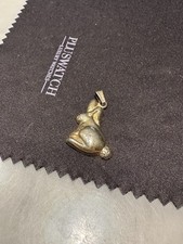 Bunny Rabbit Gold Coloured Unisex Chain Pendant