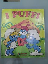 ALBUM PANINI I PUFFI Quasi Completo -5 Figurine Anno 1983