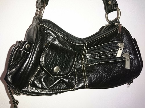 Borsa donna nero pelle - donna,