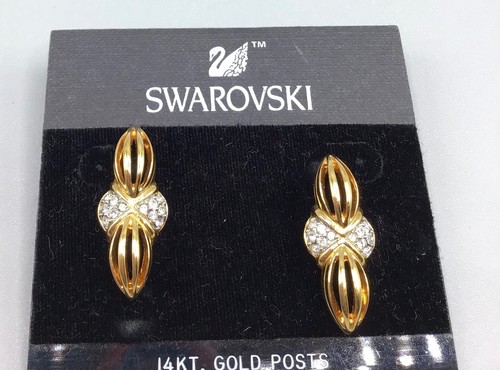 Vintage swarovski stud - swarovski,