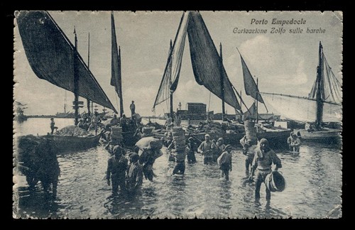Cartolina porto empedocle - cartolina,
