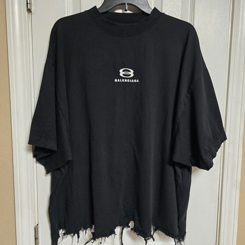 Shirt uomo balenciaga nera - t-shirt,
