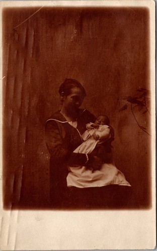 Rppc cartolina vintage donna - rppc,