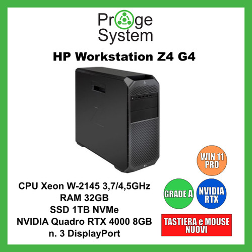 Workstation g4 xeon - hp, z4