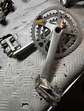 Shimano DEORE XT FC-M730 crankset, 28,36,46T, 170 mm vintage retro Mtb 