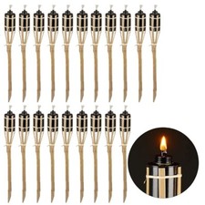 20 TORCIE FIACCOLE AD OLIO DA