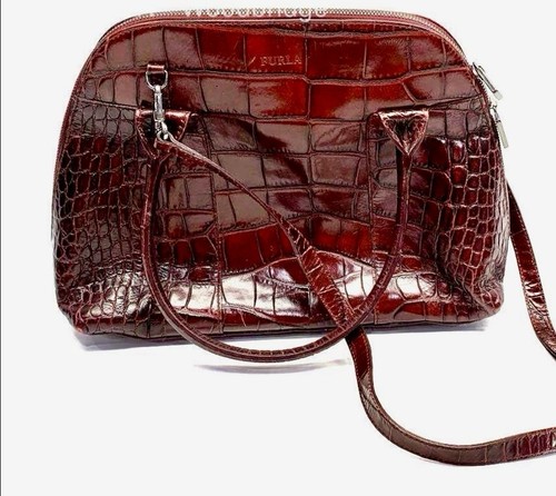 Furla ischia dark cherry croco - furla,