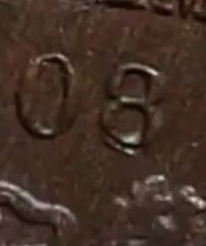  1 CENTESIMO 1908 CON 8 ALTO