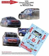DECALS 1/43 REF 1216 CITROEN