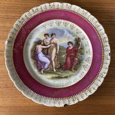 Piatto antico B&L alveare Vienna Angelica Kauffmann piatto decorativo