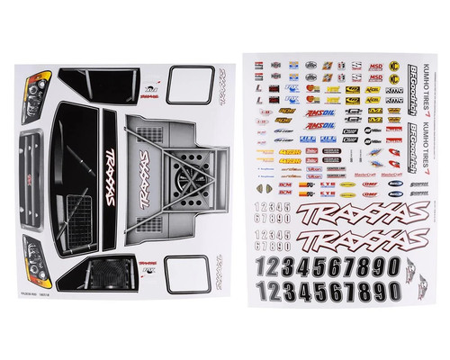 Adesivo traxxas slash - slash, 4x4