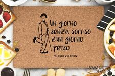 TOVAGLIETTA COLAZIONE ALL'AMERICANA IDEA REGALO NATALE SUGHERO CHARLIE CHAPLIN