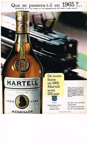 Publicite 1964 martell - ,