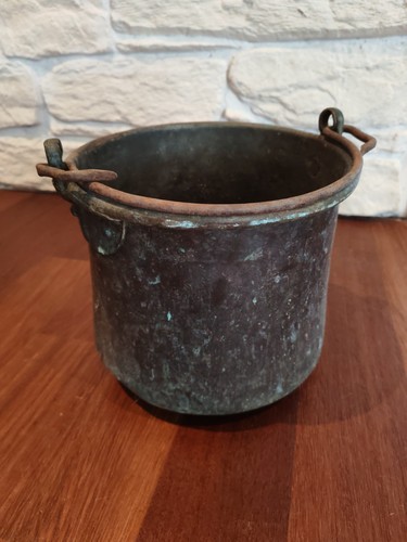 Vaso paiolo pentola rame - paiolo, in