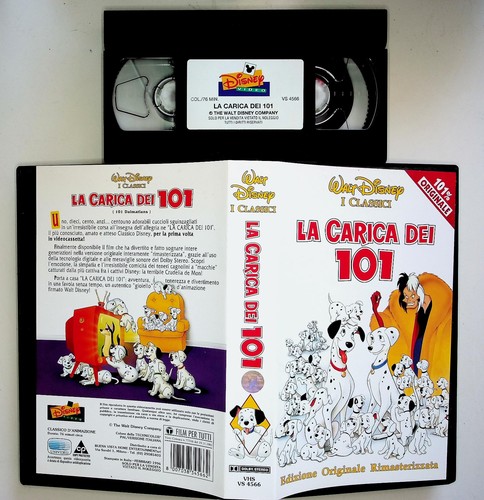 Carica dei 101 vhs - 101, walt