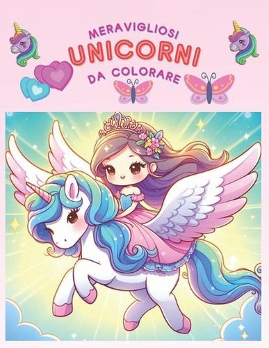 Unicorni colorare 80 - da, colorare: