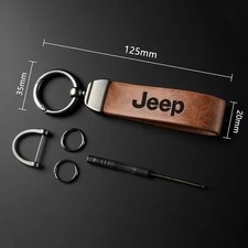 JEEP, PORTACHIAVI IN PELLE PU CON LOGO SCRITTA JEEP 