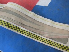 FIAT UNO Sting - Striscie adesive rosso/grigio - Ricambio nuovo