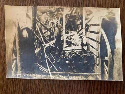 Strobel airship ruins 1908 - airship,