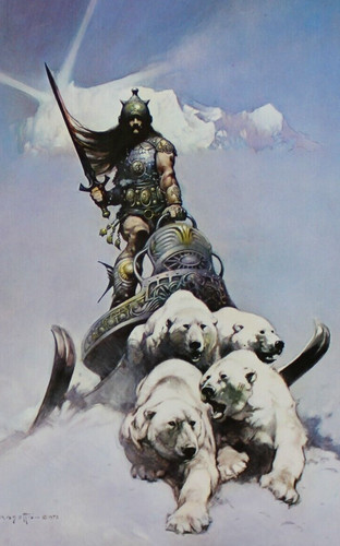 1975 frank frazetta poster - 1975,