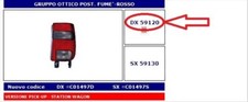 59120 FANALE POSTERIORE DX FUME' S/PORTALAMPADA SKODA FELICIA PICK-UP SW 94-01