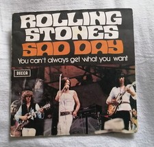 45 Giri Rolling Stones.. Vinile Lato A con 2 Strisce ombrate