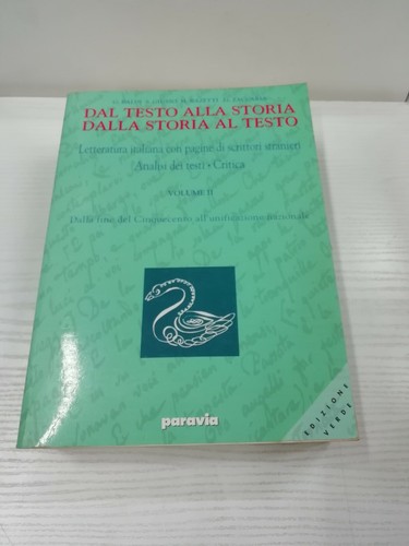 Dal testo alla storia - testo,