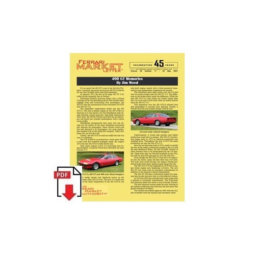 Ferrari market letter 2021 - , v46
