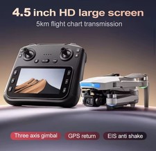 drone telecamera 3 assi gimbal telecomando monitor semi prof 250 g 1 batteria