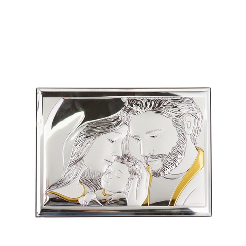 Icona sacra famiglia oro 21x15 - oro,