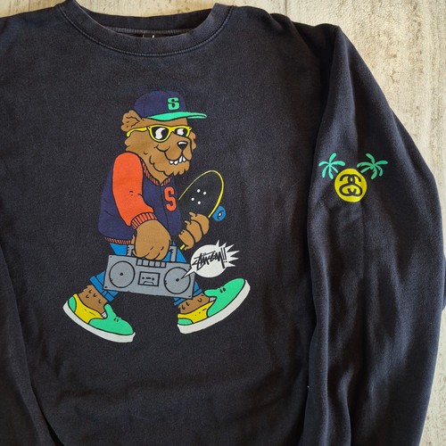 Felpa stussy uomo nera - uomo,