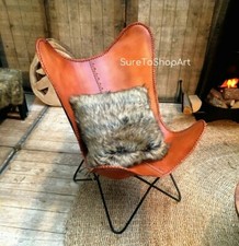 Sedia a farfalla vintage in