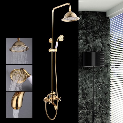 Set doccia oro - , rubinetto