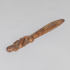 Tagliacarte antico in legno Antique wooden letter opener vintage