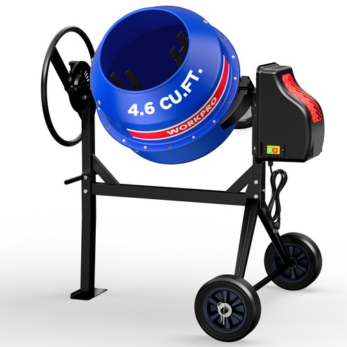 Workpro ft betoniera - 4,6, cu.ft.